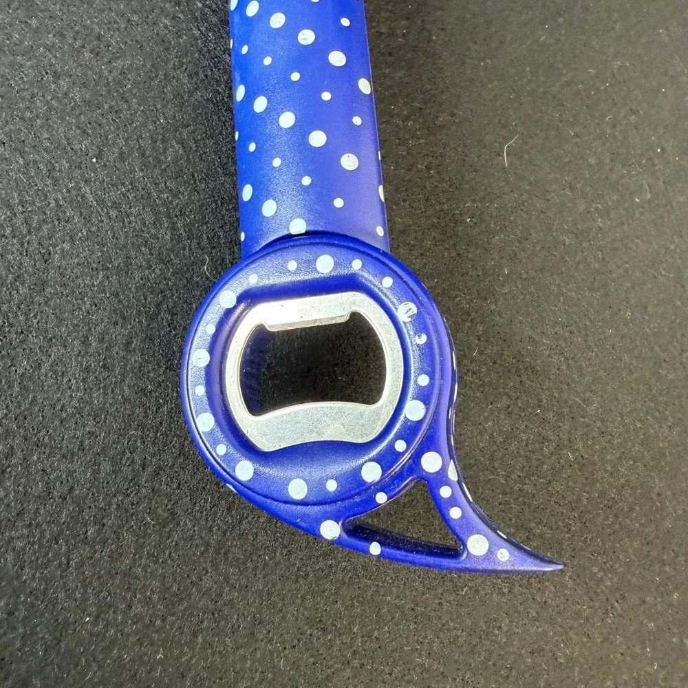 Kuhn Rikon Auto Safety Master Opener‎ Blue Polka Dots
